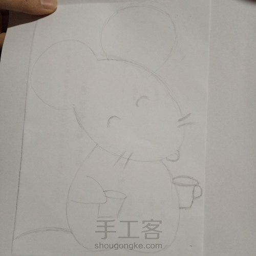 【剪纸】2020鼠年送上小老鼠一枚见之大吉，“鼠”不尽的快乐 第1步