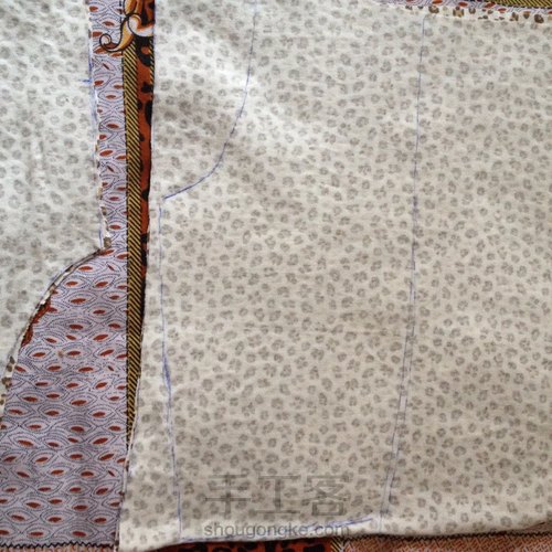 爱心小短裤 第3步