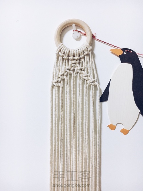 macrame植物挂篮 第7步