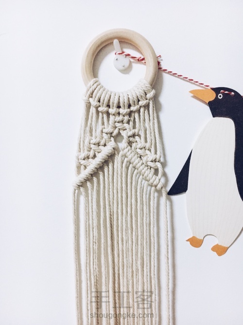 macrame植物挂篮 第9步