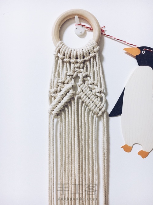 macrame植物挂篮 第10步