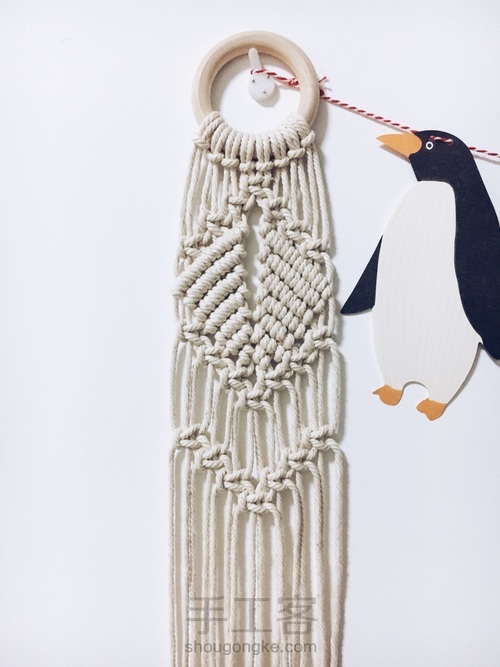 macrame植物挂篮 第14步