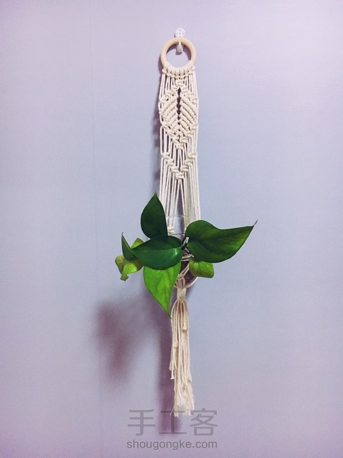 macrame植物挂篮 第21步