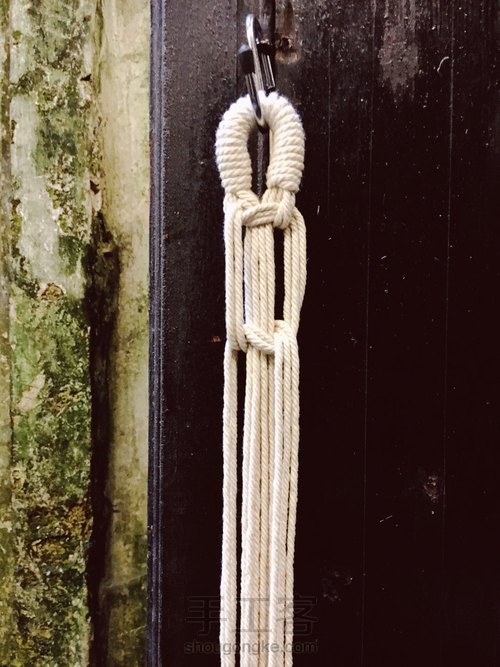 Macrame植物挂篮 2号花样 第4步