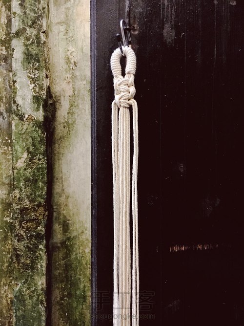 Macrame植物挂篮 2号花样 第5步