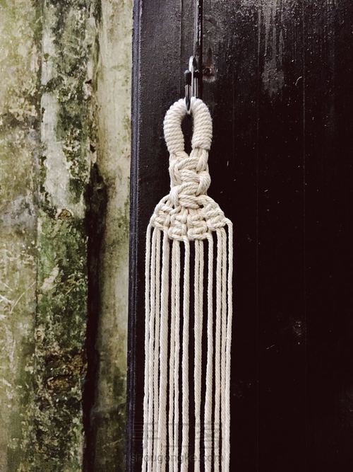 Macrame植物挂篮 2号花样 第7步