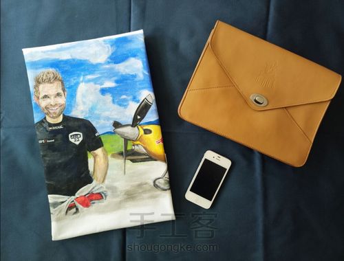 手绘T恤衣服手工制作私人订制 第9步