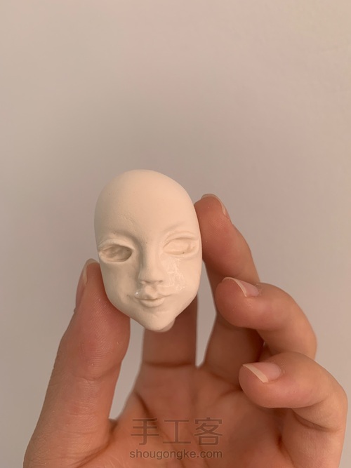 原创粘土少数民族人偶 第1步