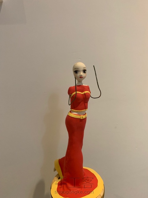 原创粘土少数民族人偶 第5步