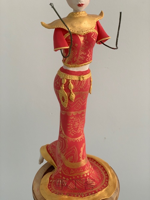 原创粘土少数民族人偶 第8步