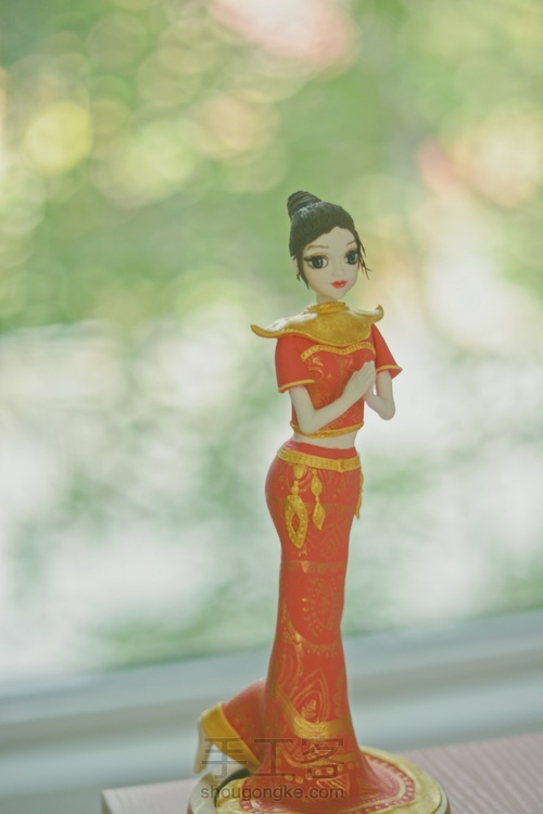 原创粘土少数民族人偶 第10步