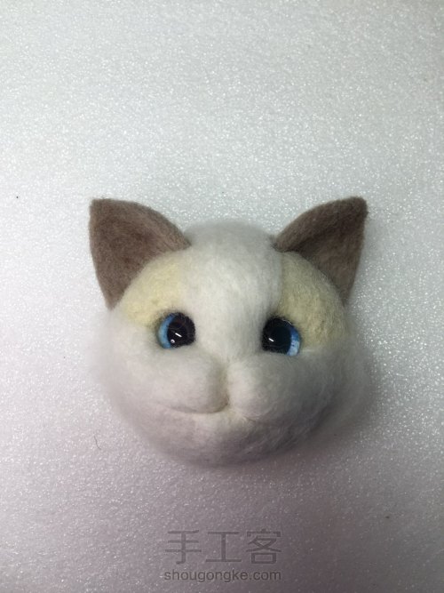 羊毛毡布偶猫 第12步