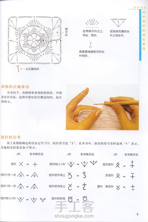 (转载)钩针基础之钩针针法基础 第5步