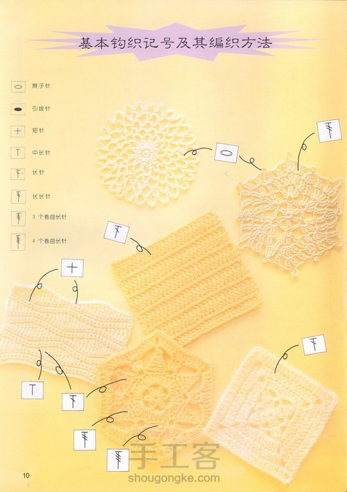 (转载)钩针基础之钩针针法基础 第6步
