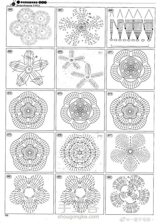 (转载)钩针单元花片 第25步
