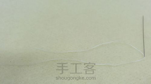 小水滴古董珠耳坠 第4步