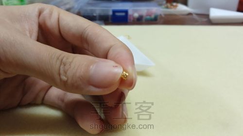 小水滴古董珠耳坠 第45步