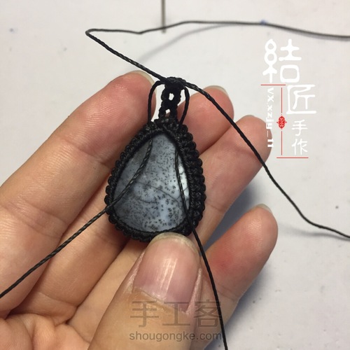 朋克风黑白choker项链 第86步
