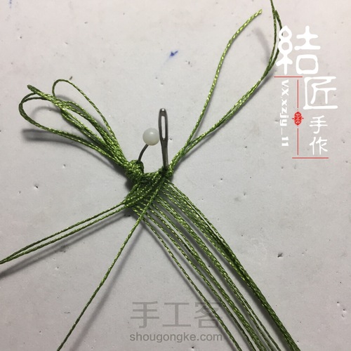 小清新名媛风手链 第12步