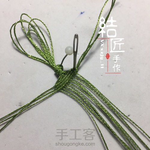 小清新名媛风手链 第13步