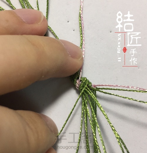 小清新名媛风手链 第23步