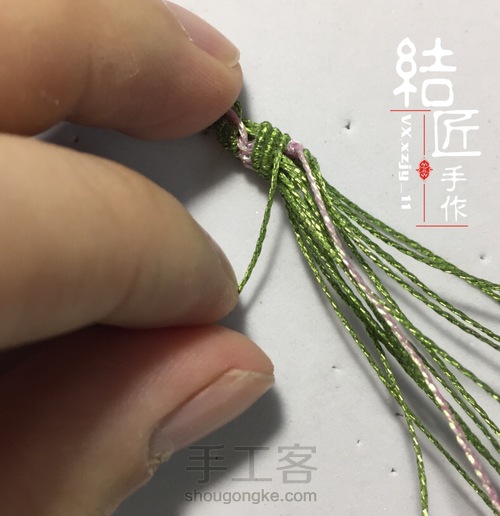 小清新名媛风手链 第26步