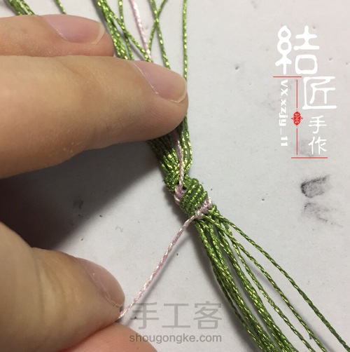 小清新名媛风手链 第28步