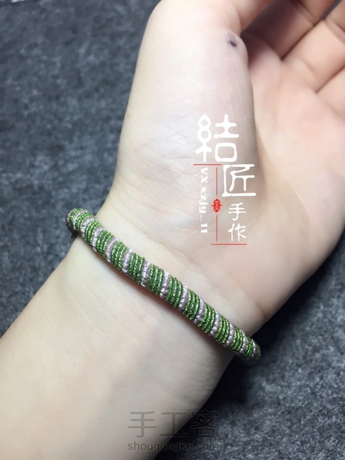 小清新名媛风手链 第49步