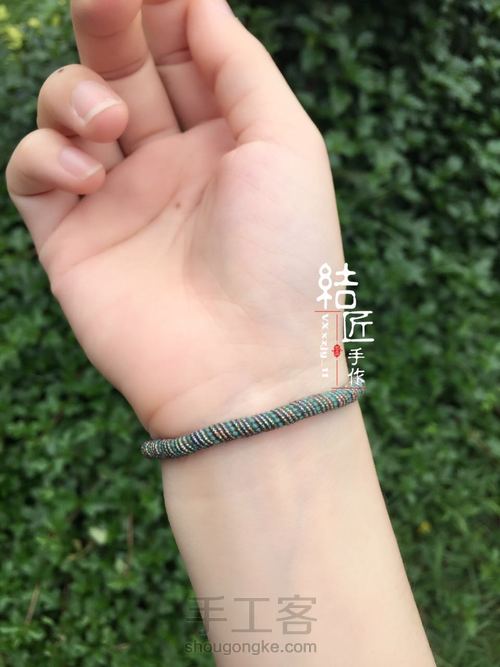 小清新名媛风手链 第55步