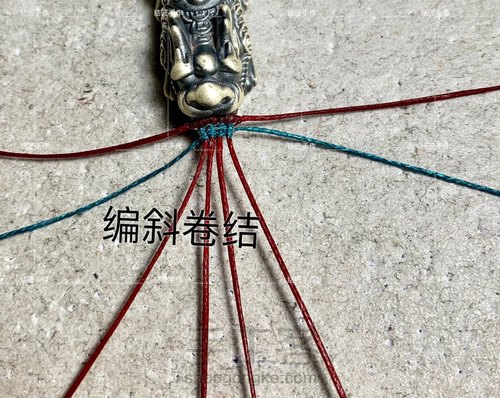 结匠手作，貔貅手机链 第7步