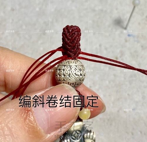 结匠手作，貔貅手机链 第68步