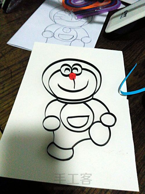 可爱的小哆啦 第4步