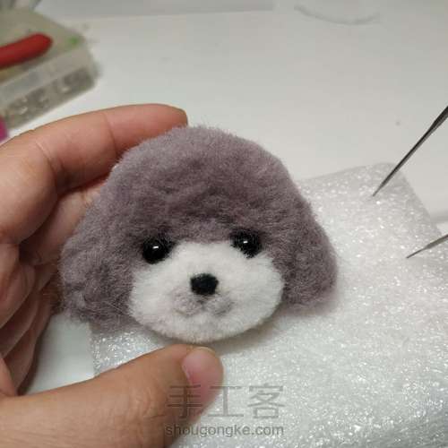 狗狗胸针 第11步