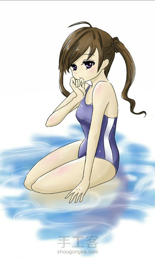 泳装少女 第6步