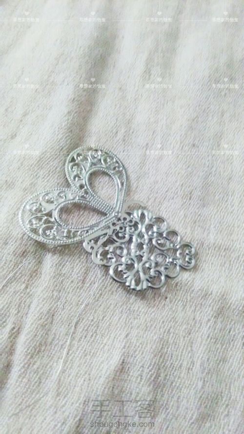 仿【蝶恋花叶】古风流苏步摇簪 第5步