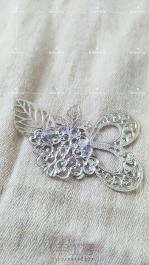 仿【蝶恋花叶】古风流苏步摇簪 第9步