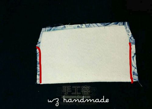 『材料/成品可购』[丸制]口金手拿包 第6步