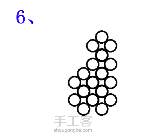 旧物改造之双层拉链珠包 第14步