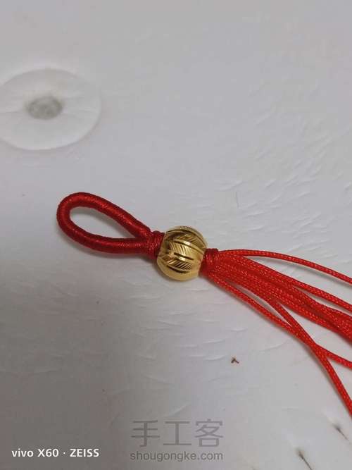 转运珠红绳 第7步