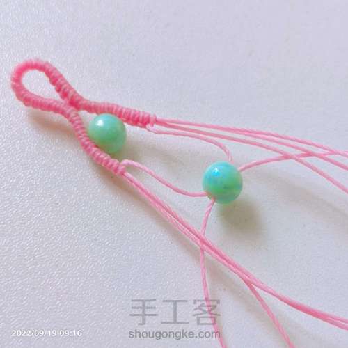 贝壳花儿童串珠手绳 第13步
