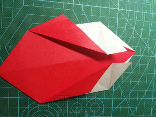 折纸小狐狸的教程——来自于折纸的白叔视频 第19步
