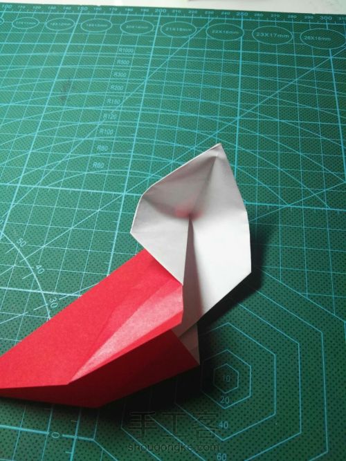 折纸小狐狸的教程——来自于折纸的白叔视频 第23步