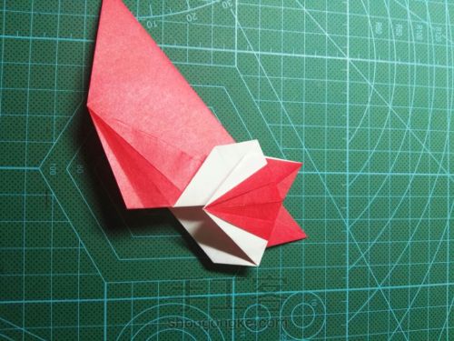 折纸小狐狸的教程——来自于折纸的白叔视频 第24步