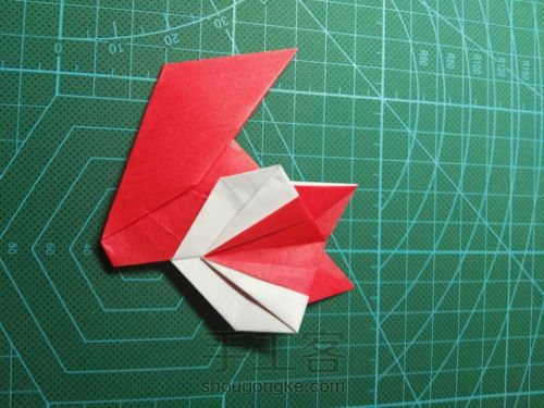 折纸小狐狸的教程——来自于折纸的白叔视频 第28步
