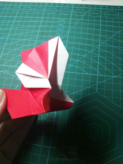 折纸小狐狸的教程——来自于折纸的白叔视频 第30步