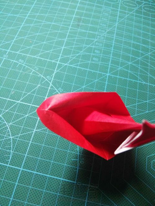 折纸小狐狸的教程——来自于折纸的白叔视频 第37步