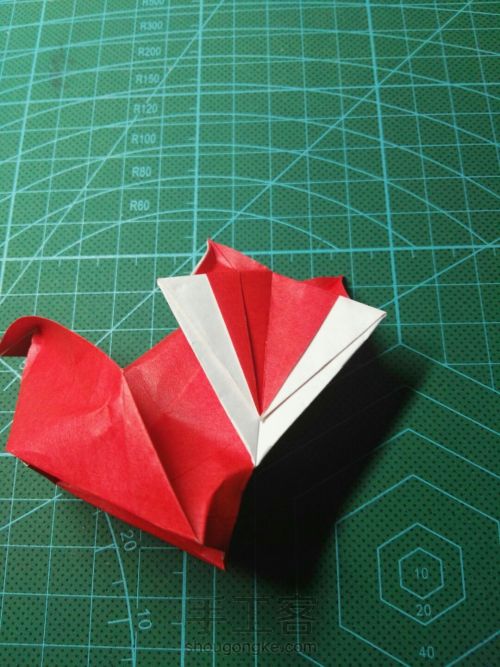 折纸小狐狸的教程——来自于折纸的白叔视频 第39步