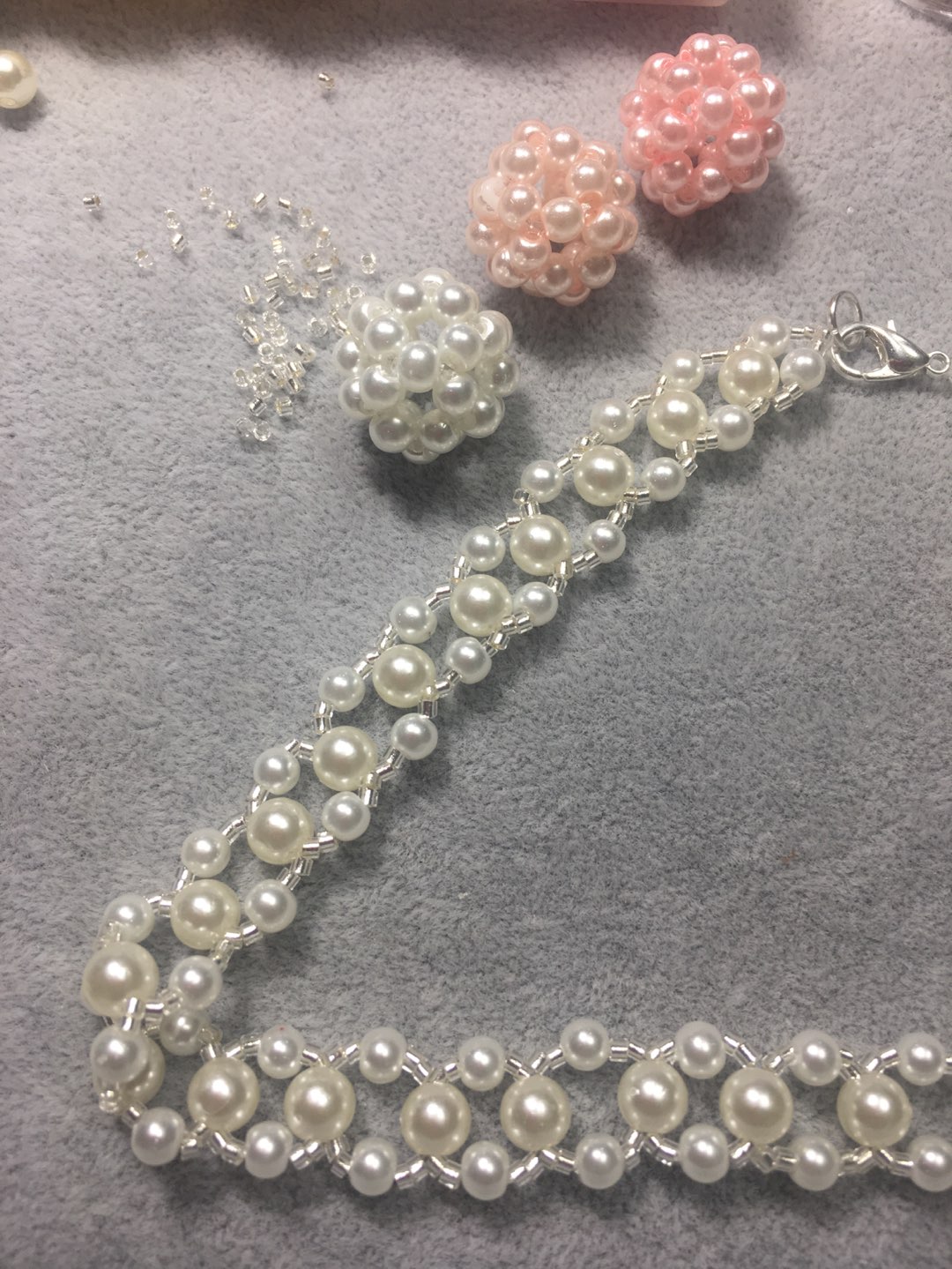 简单的材料做出美丽的珍珠