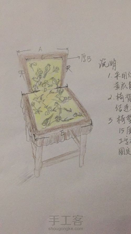 改造一对突撸皮的椅子。 第2步