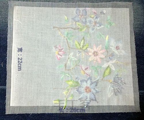 为了诗和远方~牛仔绣花护照夹 第3步